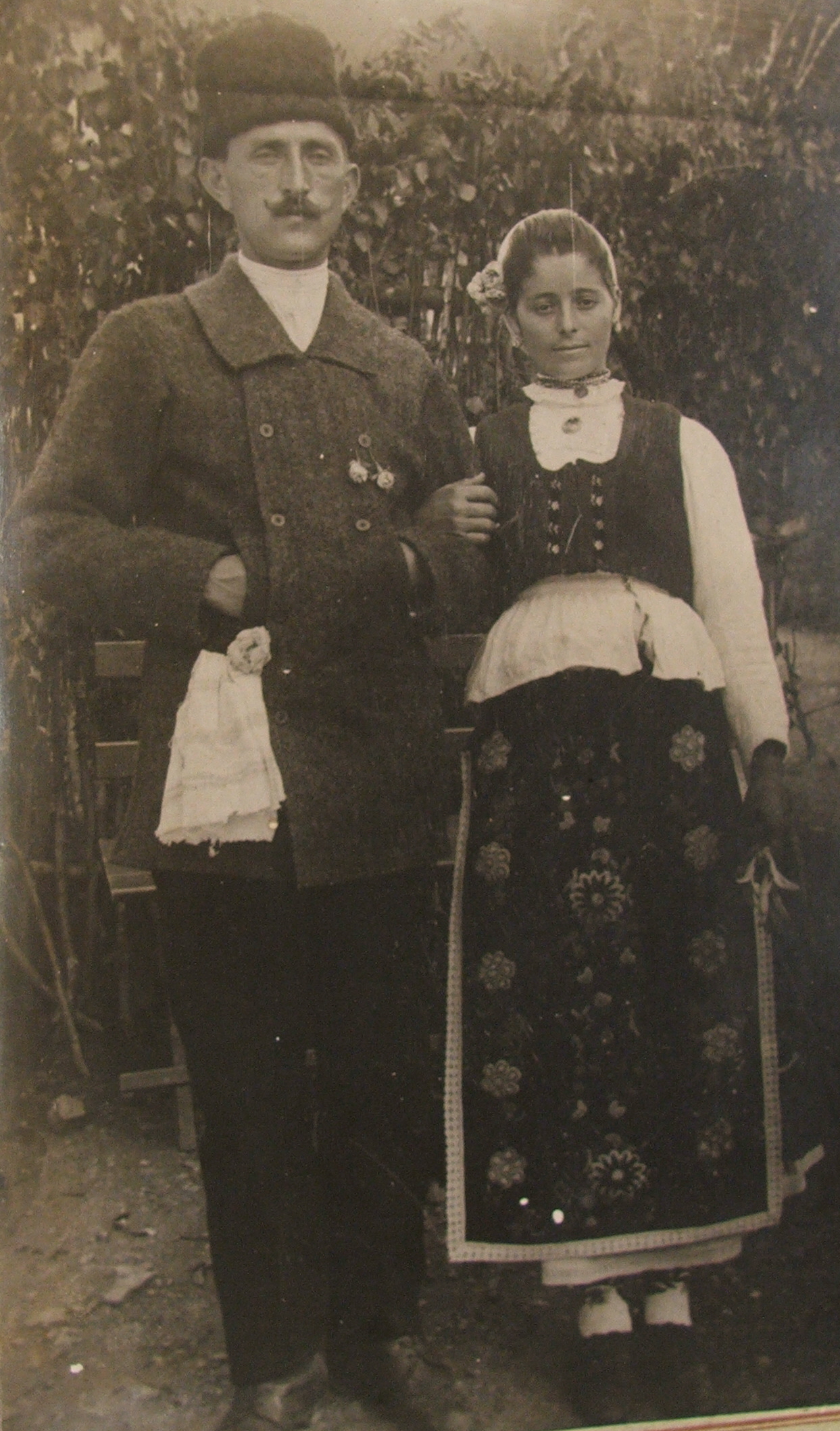 Manojlo Djordjevic (1885-1959) , Stana (Peric) Djordjevic iz sela Vlaola (1894-1975)